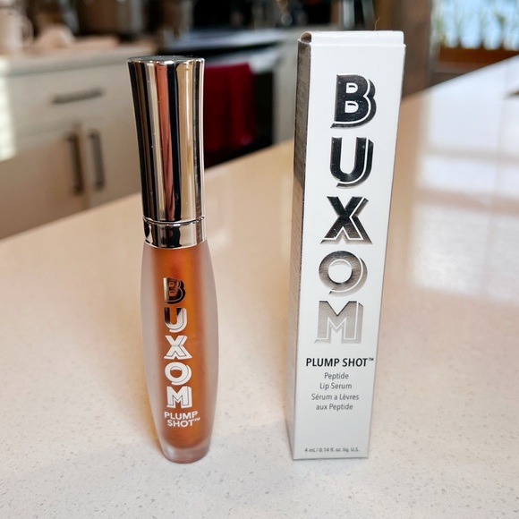NWT BUXOM Plump Shot Lip Serum Peptides Multichrome Tint Starstruck Coral 4 ml - Picture 5 of 16